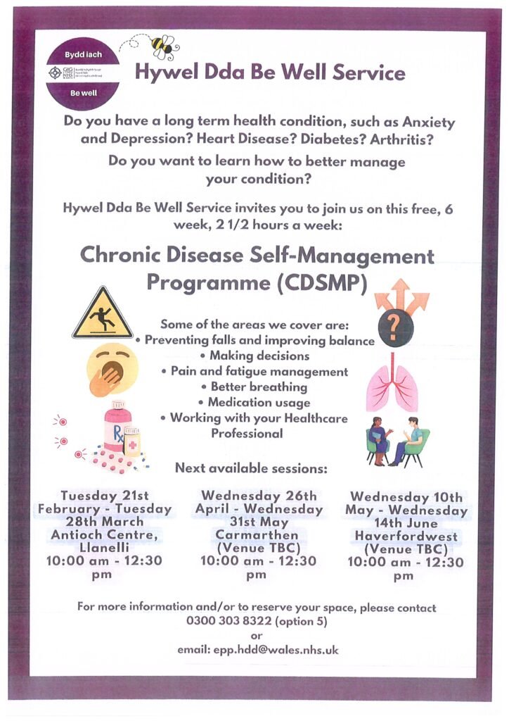 Cdsmp Chronic Disease Self-Management Programme (CDSMP) | Barlow House Surgery